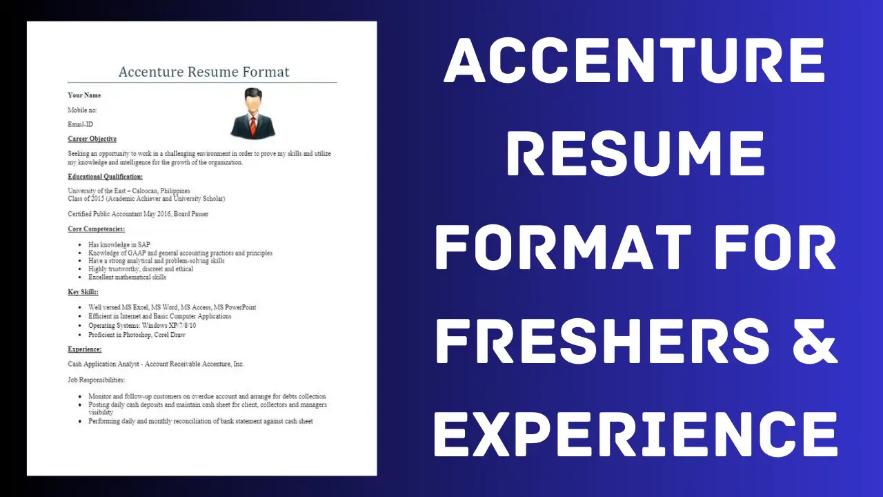 Accenture Resume Format