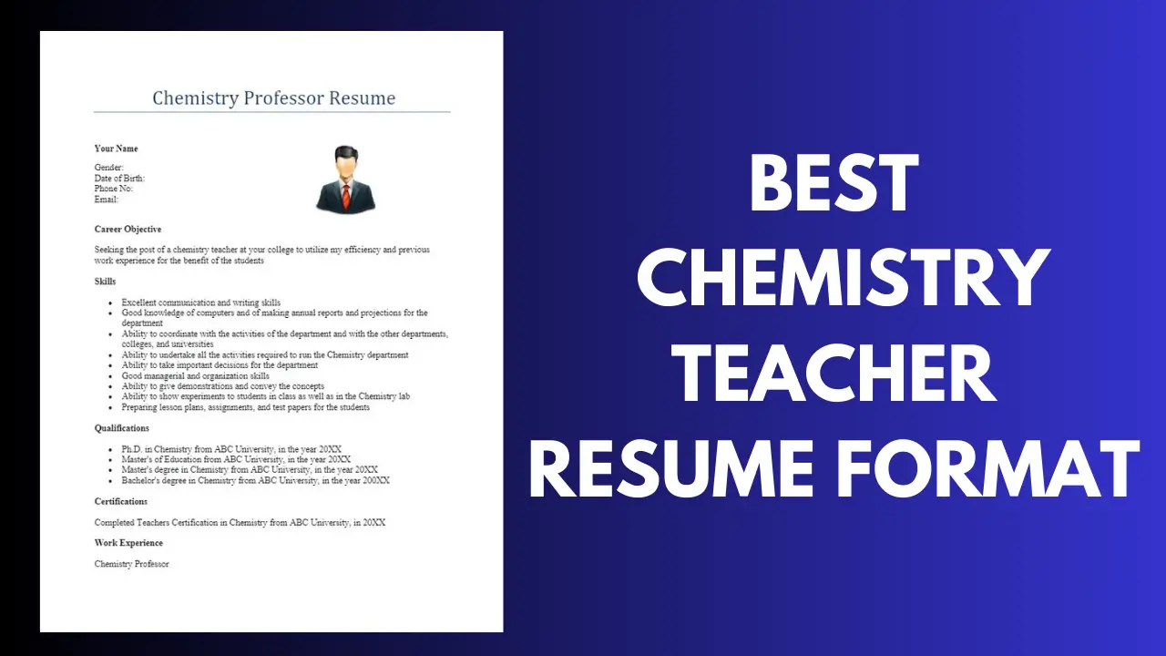 Chemistry Teacher Resume