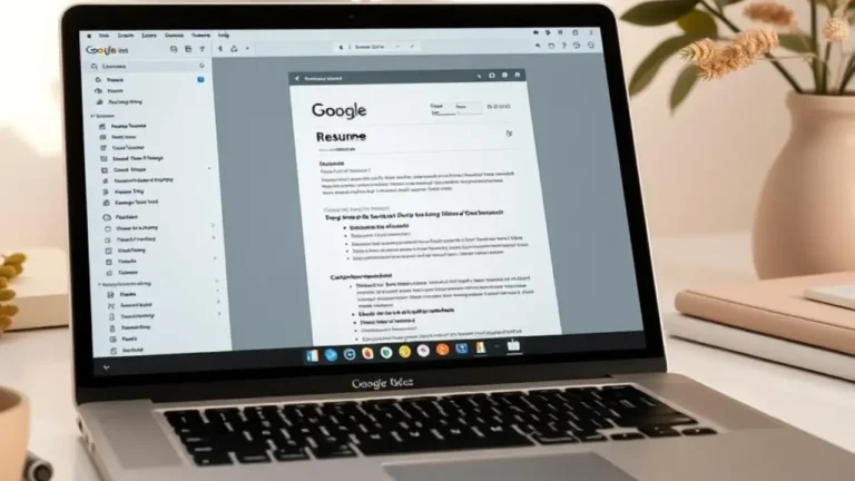 how to format google doc for resume